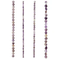 Matte Amethyst Stone Mix Beads by Bead Landing™