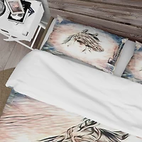 Designart 'Freehand Horse Farmhouse