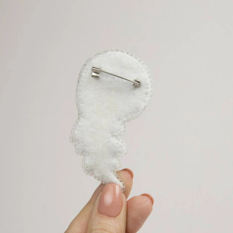 Crystal Art Beadwork Dandelion Brooch Kit