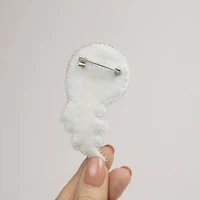 Crystal Art Beadwork Dandelion Brooch Kit