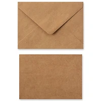 12 Packs: 10 ct. (120 total) 4.25" x 5.5" Kraft Flat Cards & Envelopes by Recollections™