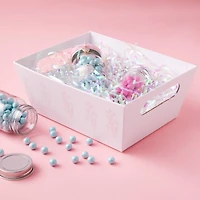 White Basket with Handles by Celebrate It®