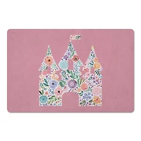 Floral Castle 18" x 27" Floor Mat