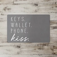 Keys Wallet Phone Kiss 18" x 27" Floor Mat