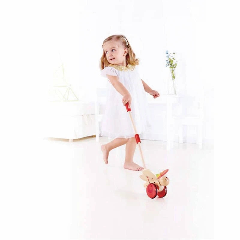 Hape Wooden Push & Pull Butterfly Walking Toy