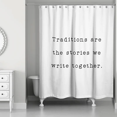 Traditions Together 71" x 74" Shower Curtain