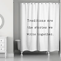 Traditions Together 71" x 74" Shower Curtain