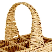 15" Brown Water Hycinthia Coastal Storage Basket