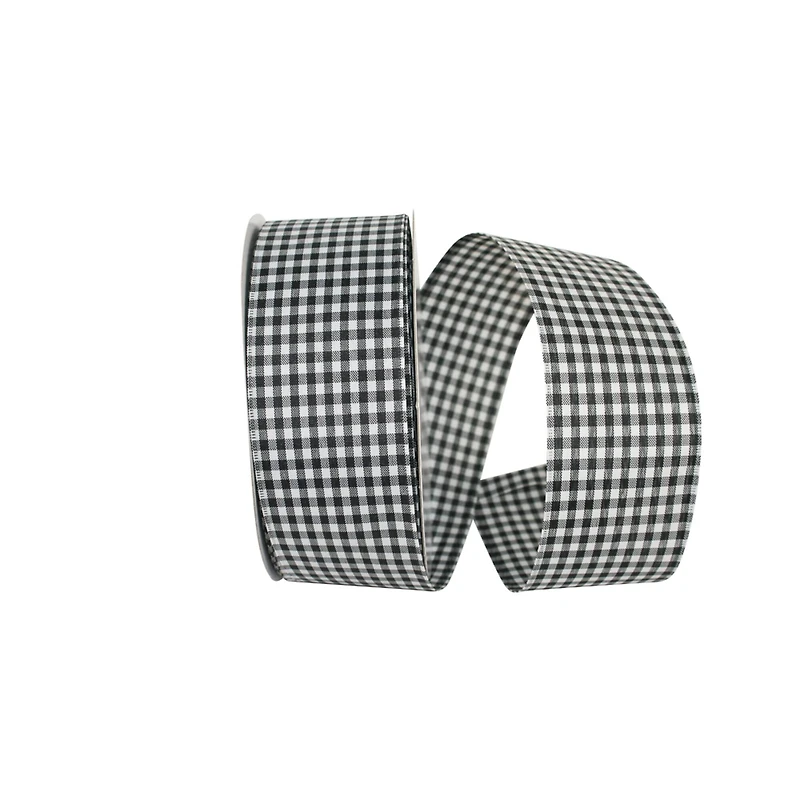 Reliant 2.5" x 50yd. Great Gingham Wired Ribbon