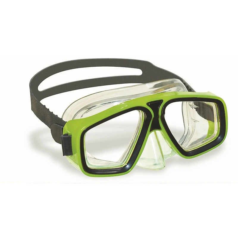 Swim Central 6.25" Lime Green Laguna Recreational Swim Mask with Nose Piece