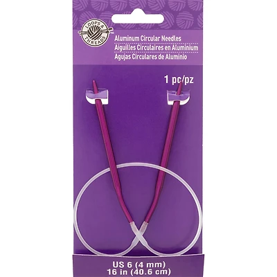 Loops & Threads® 16" Anodized Aluminum Circular Needles