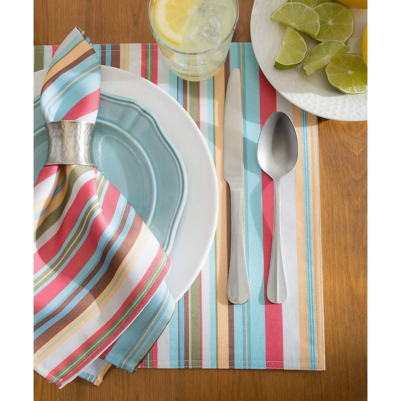 DII® Summer Stripe Outdoor Napkin, 6ct.