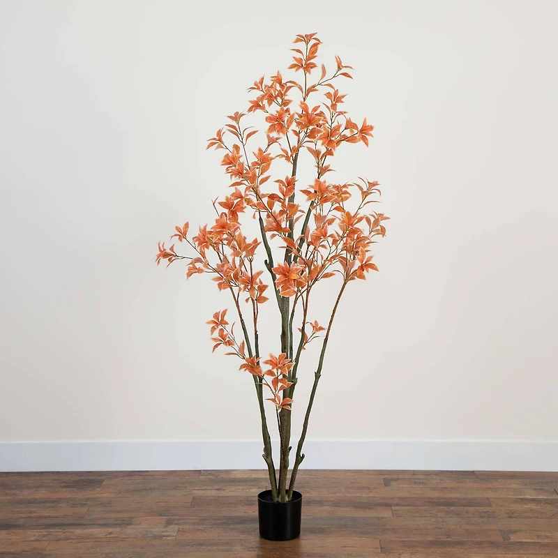 6ft. Autumn Pieris Artificial Fall Tree