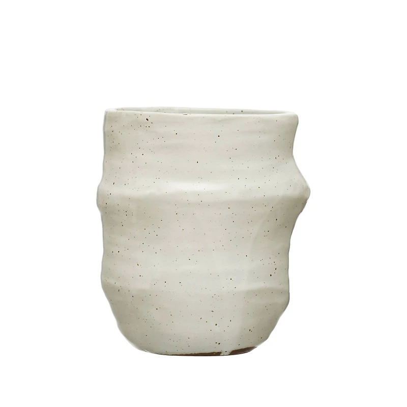 Hello Honey® 6" White Stoneware Crock