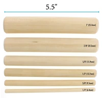 The Beadsmith® Wooden Mandrel Set