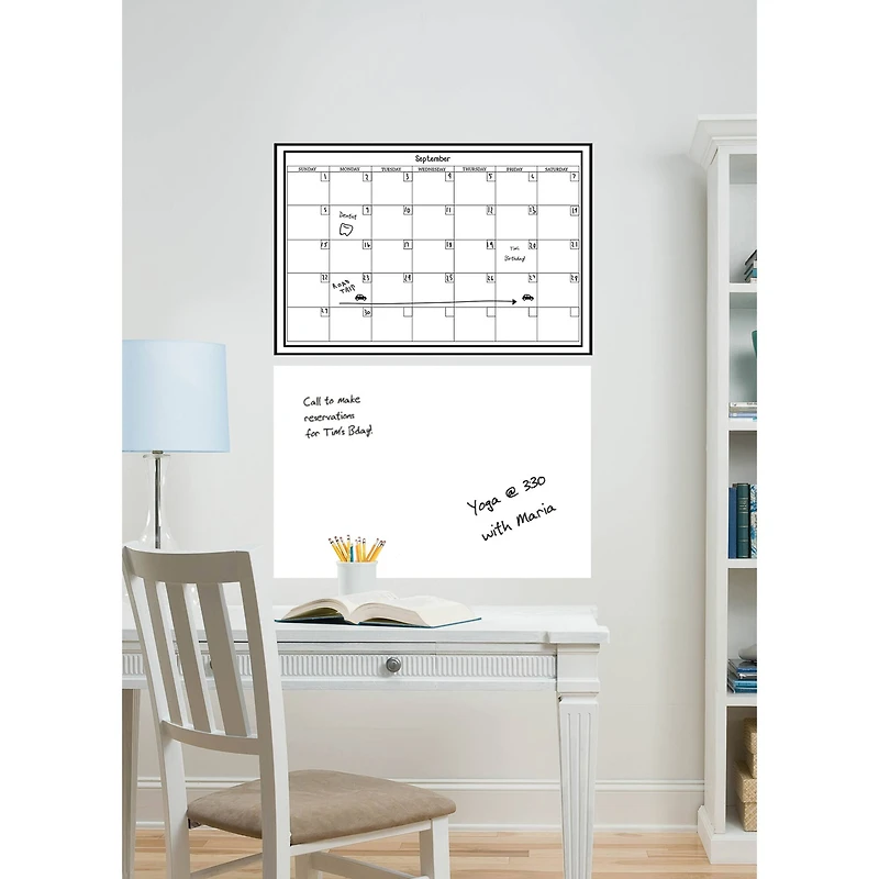 WallPops 36" Message & Calendar Dry Erase Wall Decal Bundle