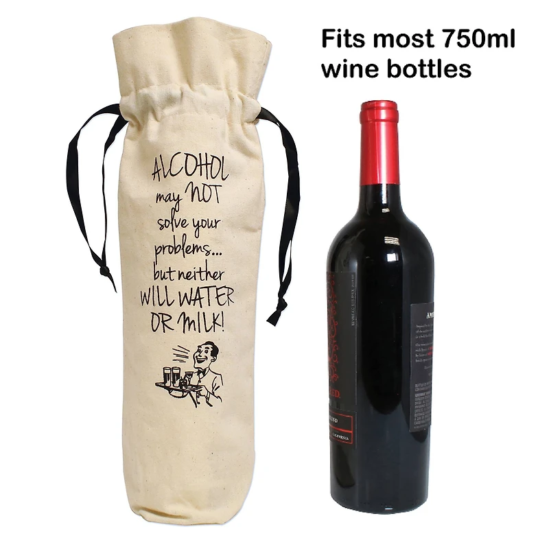 Personality Case™ Alcohol Canvas Wine Bag