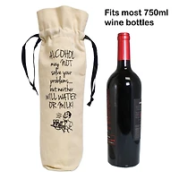 Personality Case™ Alcohol Canvas Wine Bag