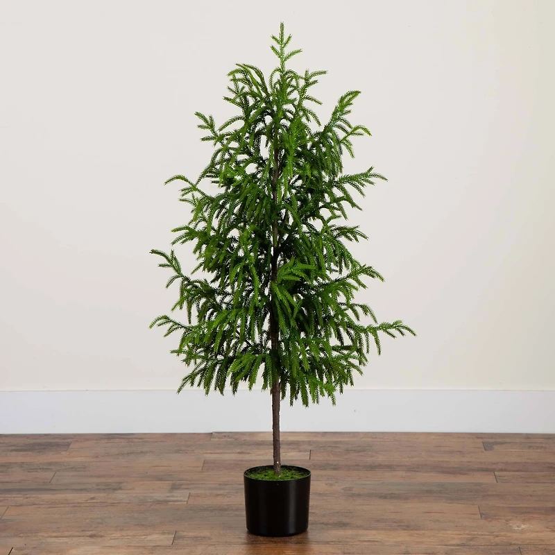 4ft. Unlit Norfolk Pine Artificial Potted Christmas Tree