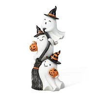 Glitzhome® 13" Halloween Stacked Ghost Table Décor
