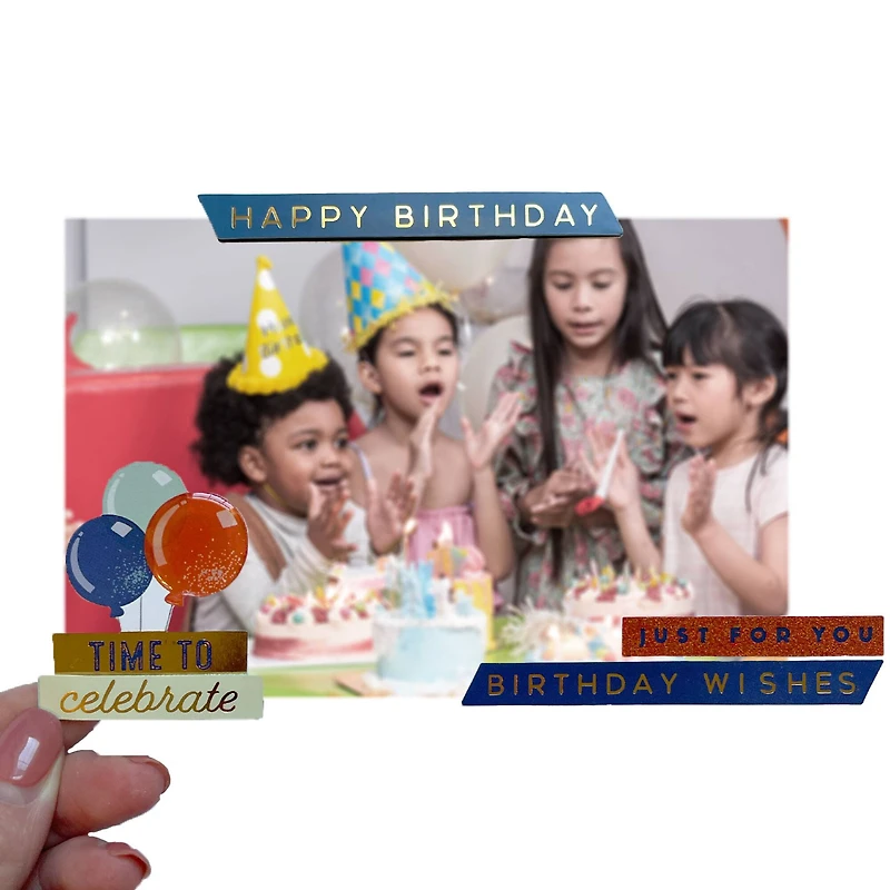 Time to Celebrate Birthday Dimensional Stickers by Recollections™