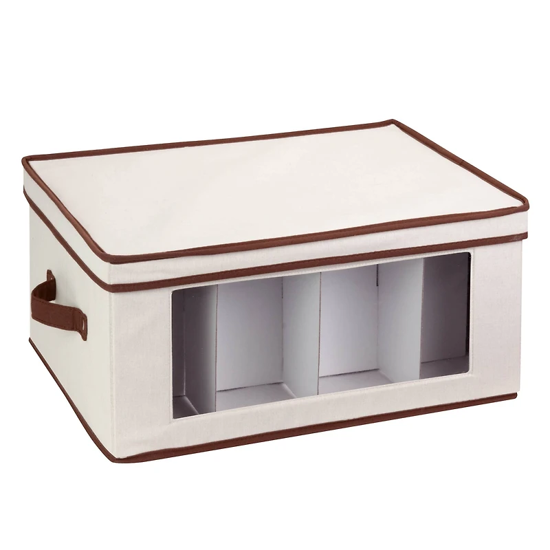 Honey Can Do Natural/Brown Storage Box with Handles