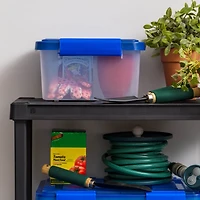 IRIS® Letter & Legal Size Element Resistant Clear File Box