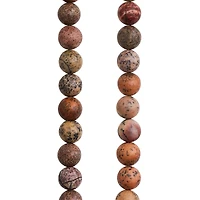 12 Pack: Artistic Jasper Round Beads, 6mm by Bead Landing™