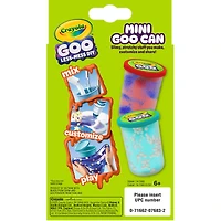 Crayola® Mini Goo Can with Red Bead Mix'ins Slime Making Kit