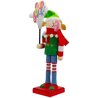 11" Tootsie Roll Charms Blow Pop Wooden Elf Figurine