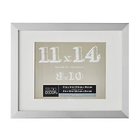Silver Belmont Frame with Mat by Studio Décor