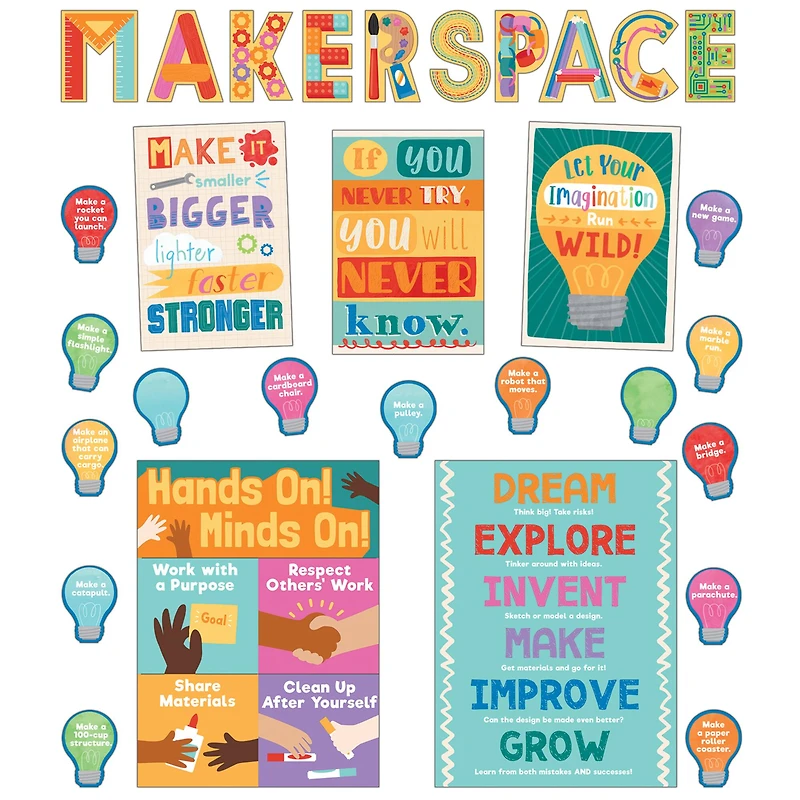 Carson Dellosa Education® Makerspace Bulletin Board Set