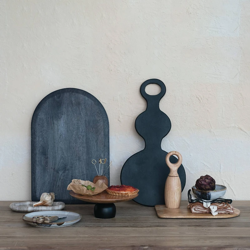 Hello Honey® 8.25" Natural Rubberwood Classic Salt & Pepper Mill