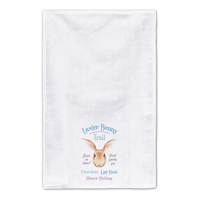 Easter Bunny Trail Tea Towel - Set of 2