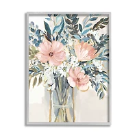 Stupell Industries Beautiful Flower Bouquet Painting Delicate Blossoms Framed Giclee Art