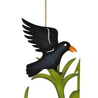 Glitzhome® 41.5" Fall Scarecrow & Corn Combo Metal Yard Stake