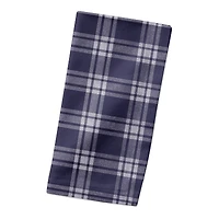 Navy Plaid 10" x 10" Poly Twill Napkin