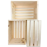 Wilson® Enterprises 18" x 10" Pine Handle Crates