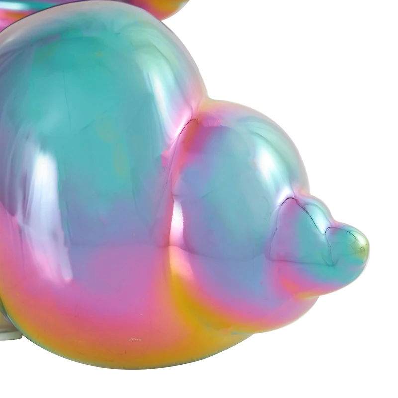 Rainbow Ceramic Shell Sculpture Set