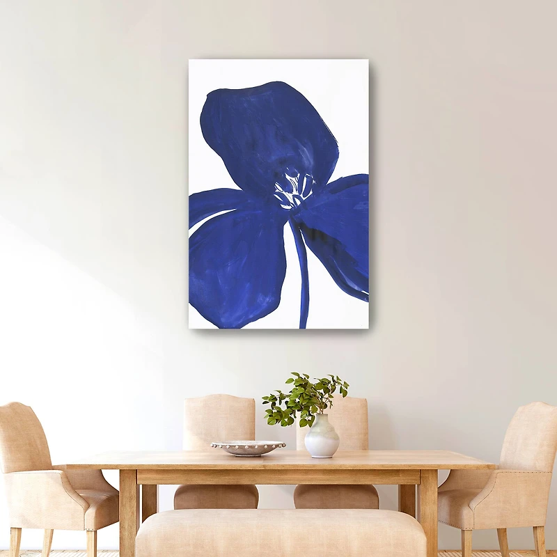 Indigo Petal II Canvas Giclee