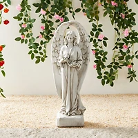 Glitzhome® 20.5" Standing Archangel Garden Statue