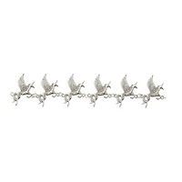 12 Packs: 6 ct. (72 total) Rhodium Metal Unicorn Charms, 23mm by Bead Landing™