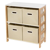Honey Can Do 25" Kids 4-Bin Organizer