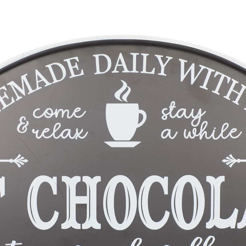 30" Black Hot Chocolate Farmhouse Wall Sign