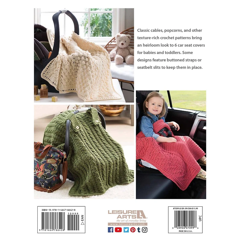Leisure Arts® On The Go Baby Blankets Crochet Book