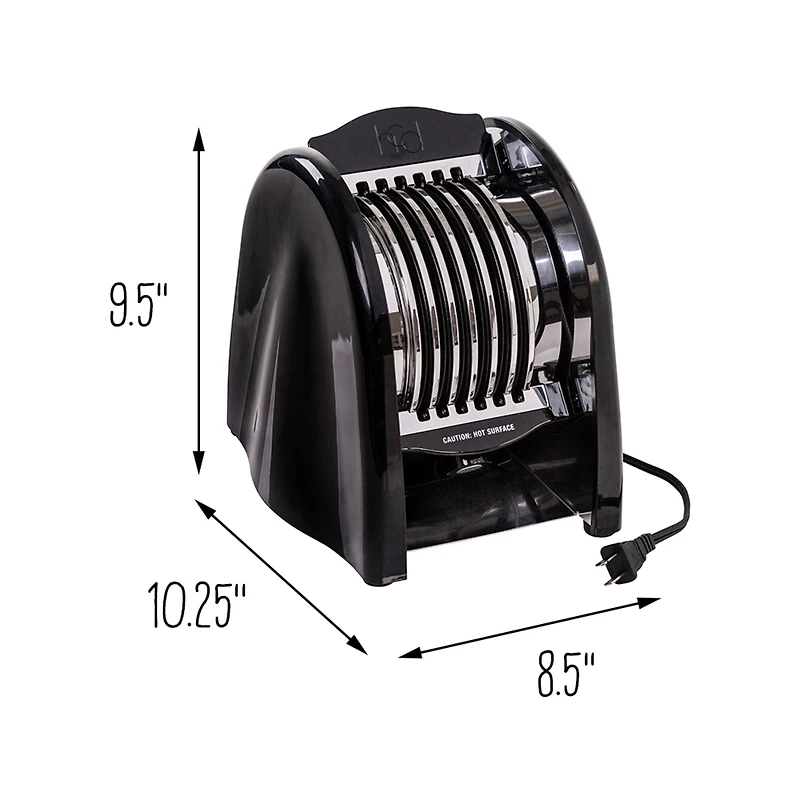 Honey Can Do Black Electric Tortilla Toaster