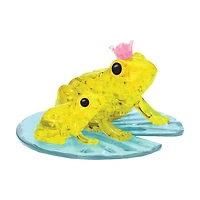 3D Crystal Puzzle - Frog (Yellow): 43 Pcs