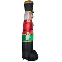 8ft. Airblown® Inflatable Mixed Media Luxe Nutcracker