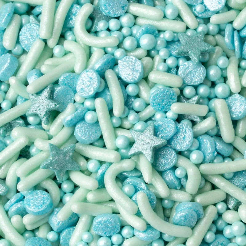 Sweet Tooth Fairy® Mint Stars & Shapes Sprinkle Mix