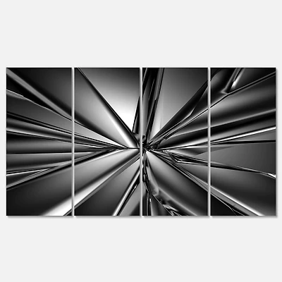 Designart - Futuristic Crystal Background